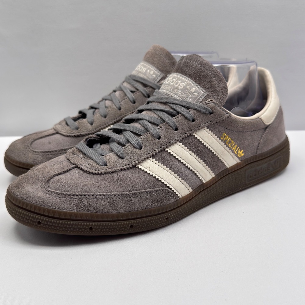Adidas Handball Spezial Grey Off White Gum Suede Sneakers JS0900 Mens 7